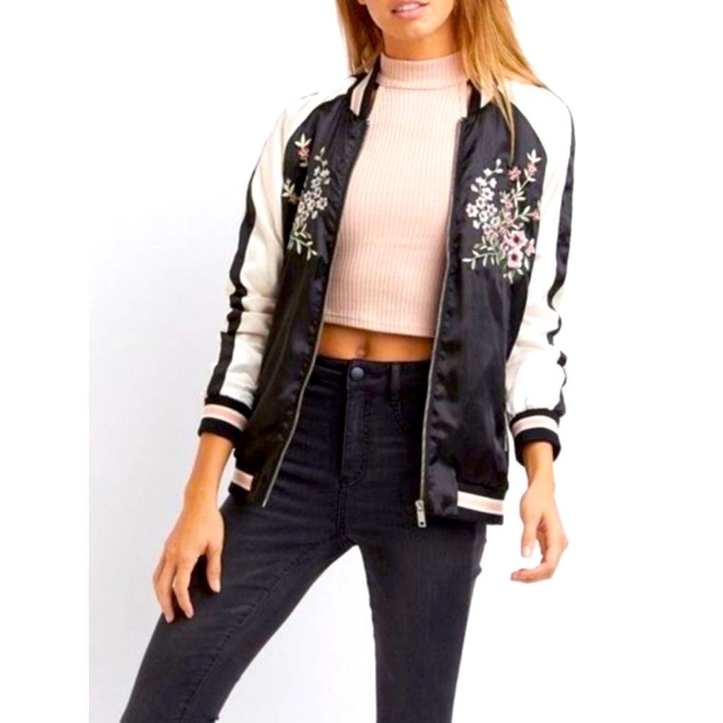 Charlotte Russe Satin Jacket